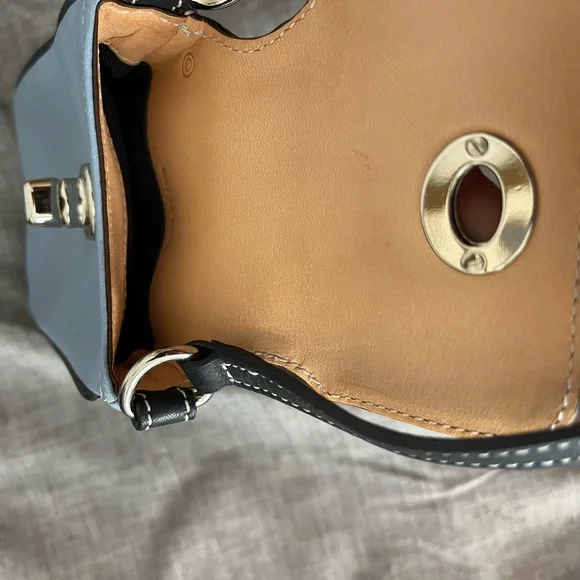 Small Coach cell phone bag with toggle clasp - gently used - Picture 8 of 8